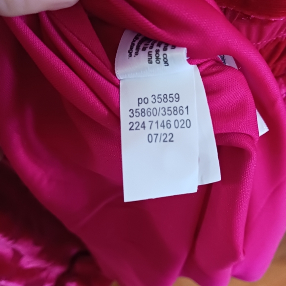 ELOQUII Elements Red Burnout Floral Velvet Dress Size  22/24 party event date - Picture 11 of 12